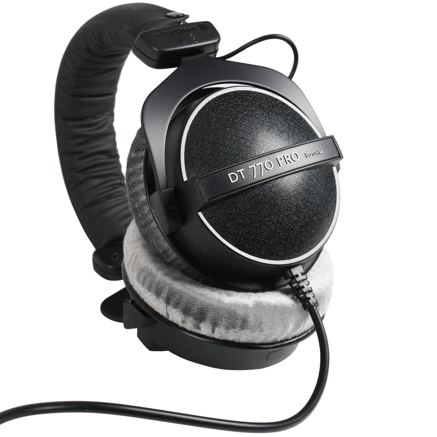 Casque audio noir et gris