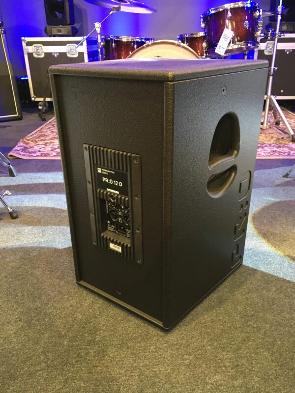 Dos enceinte noire