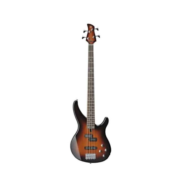 guitare basse marron et noir