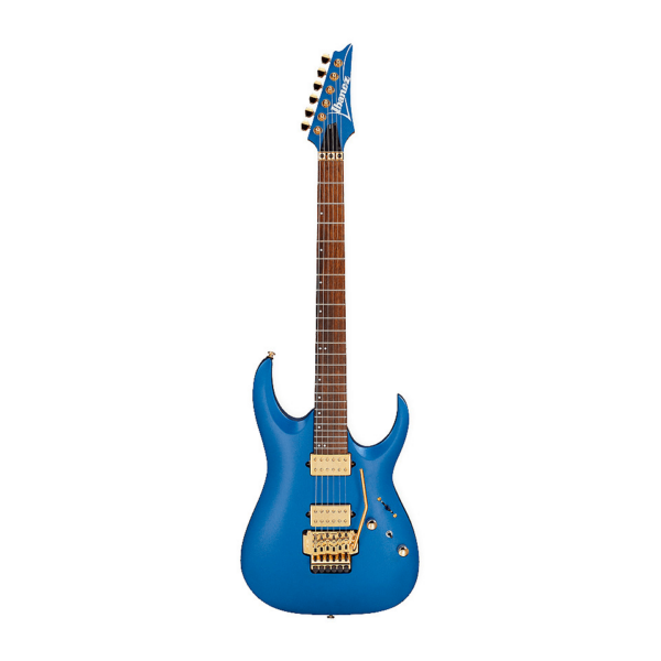 guitare elec bleu dorée