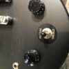 boutons de guitare électrique noire