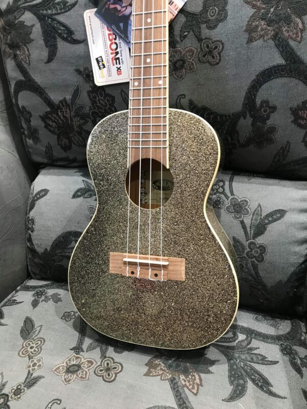 guitare KALA paillette dorée