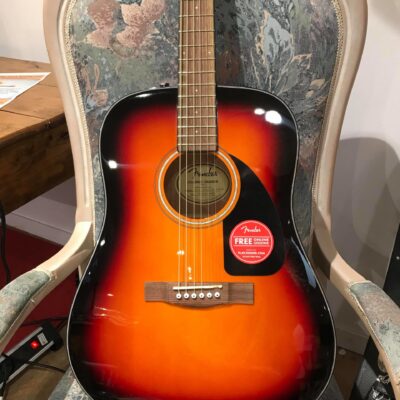 guitare acoustique orange