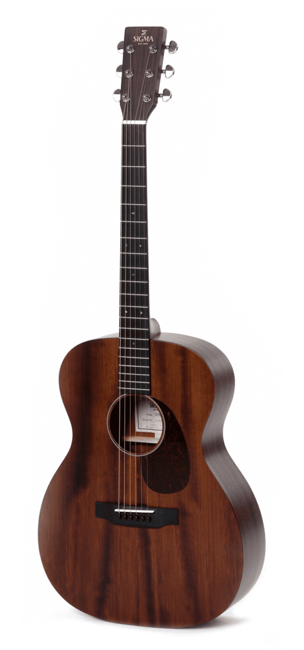 guitare folk bois marron