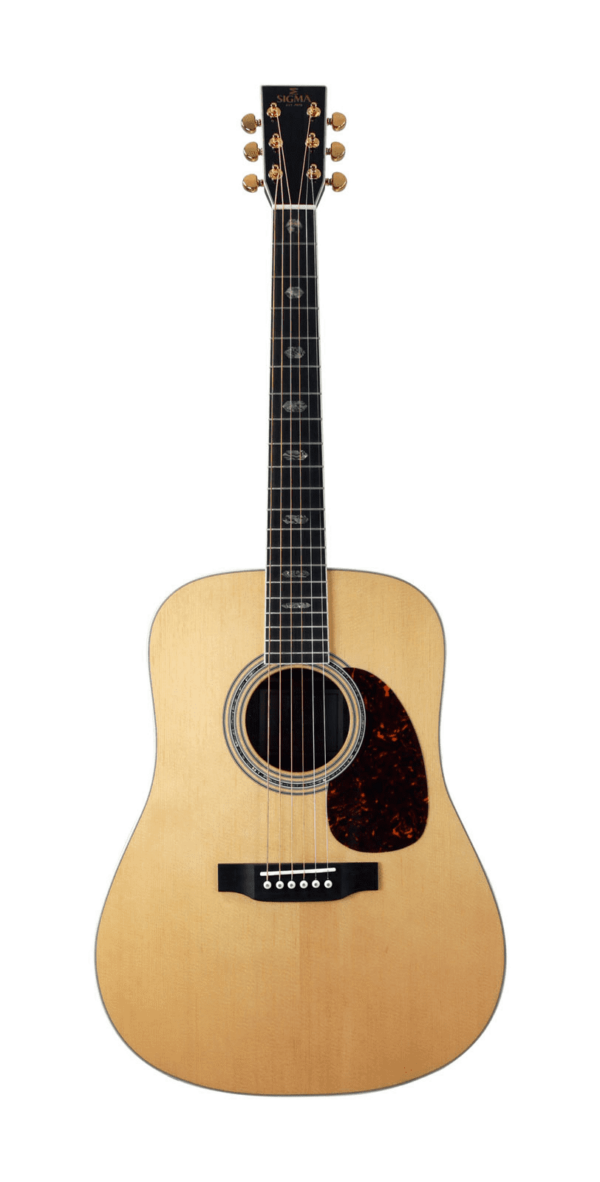 Guitare folk bois marron