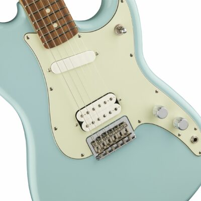 guitare électrique bleu