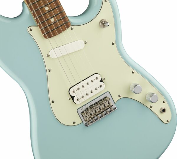guitare électrique bleu