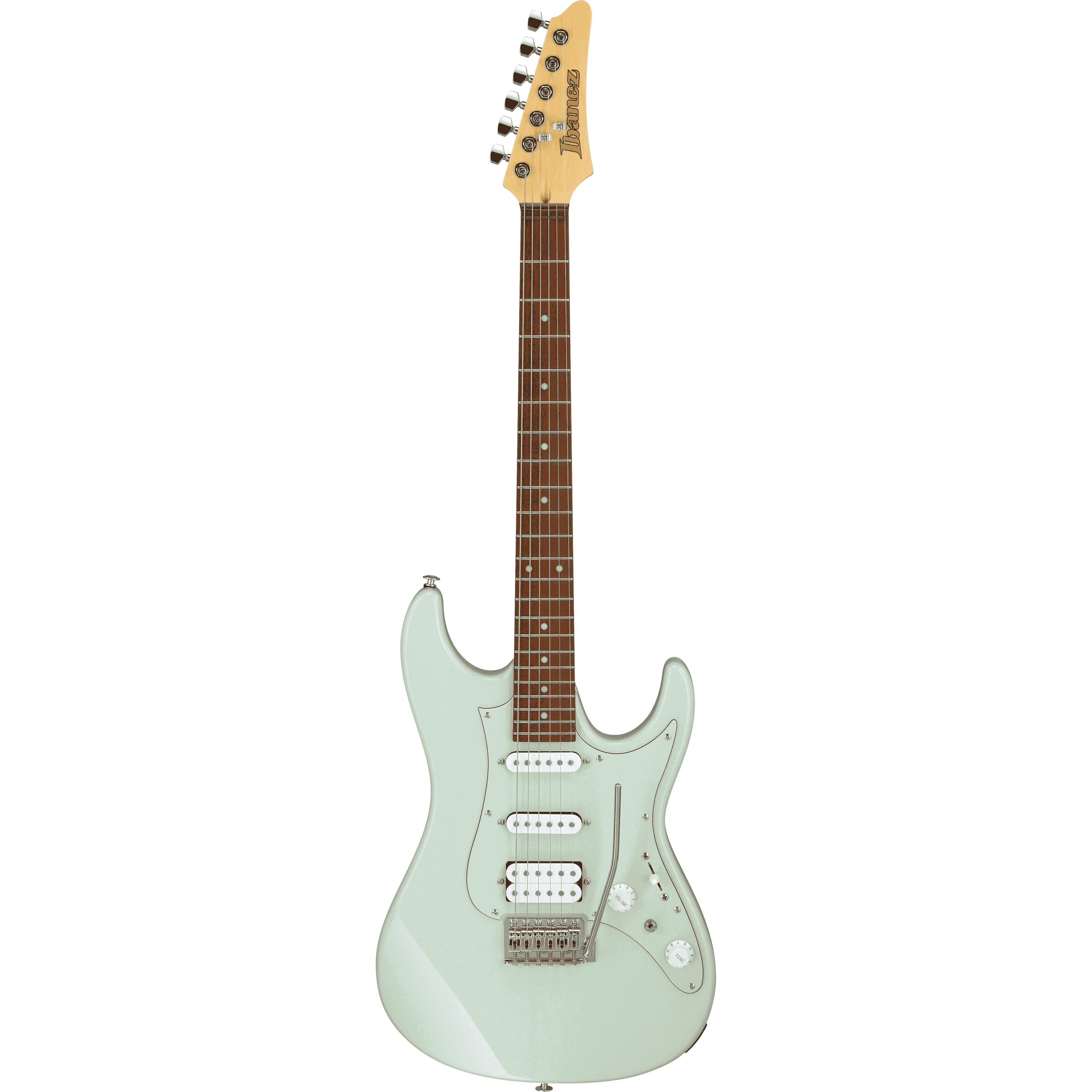 guitare elec mint green