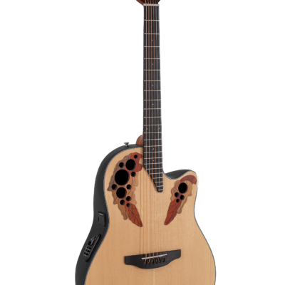 GUITARE BOIS NATUREL ELECTRO