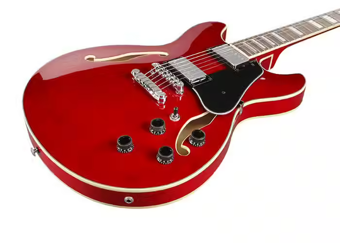 Screenshot 2025-06-25 at 16-20-32 Ibanez AS73-TCD Transparent Cherry Red Artcore - Guitares électriques Woodbrass_