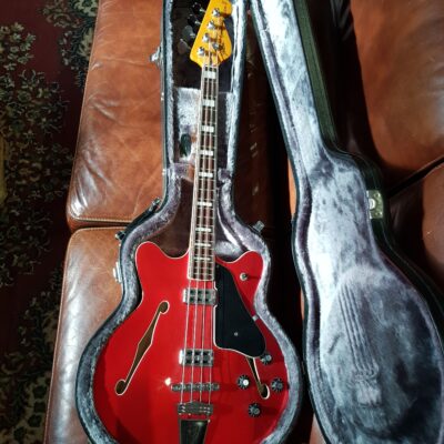 Fender Coronado Candy Apple Red + Etui Epiphone