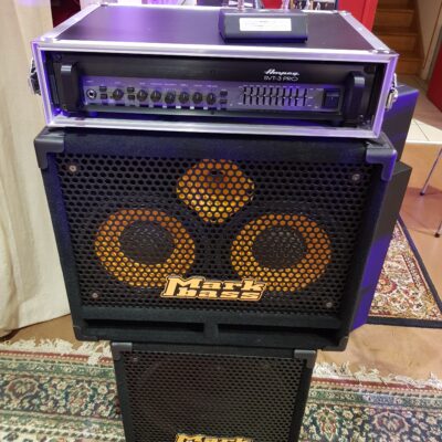Ampeg SVT 3 Pro + 2x12 Markbass et 1x15 Markbass